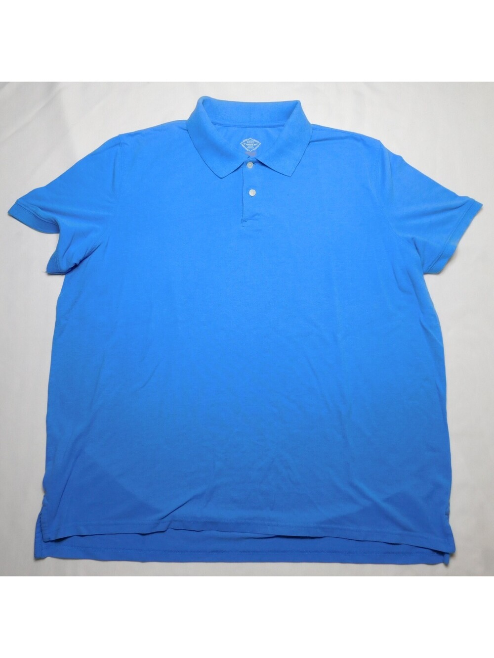 St John's Bay Men's XL Polo Shirt Blue Short Sleeve Comfort Flex Classic Fit